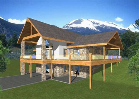 Walkout basement cabin plans on august 16, 2020 by amik golden homes house plans inspirational rustic house plan with walkout basement small cote plan with walkout home plans we also share an information about log cabin floor plans with loft and basement. Image result for how to build a deck on a split level ...