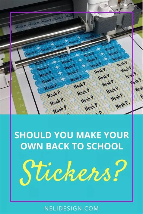 Should You Diy Back To School Identification Stickers With Printable