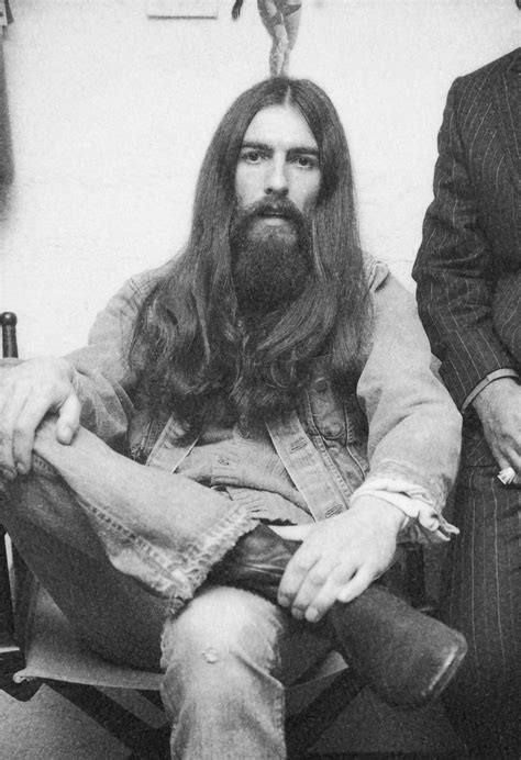 George Harrison Sits For A Photo During A Party Photo By Tim Boxer Beatles George