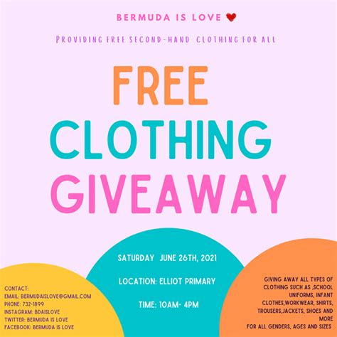 Bermuda Is Love Free Clothing Giveaway Bernews