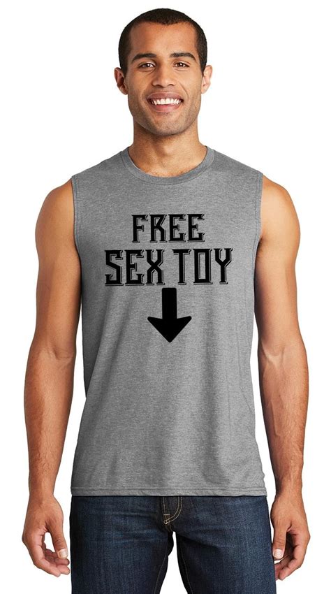 mens free sex toy muscle tank rude mean graphic ebay