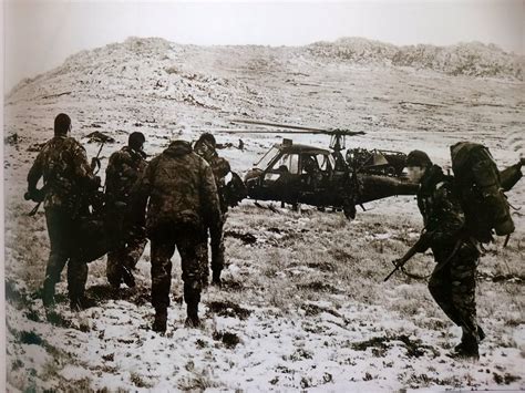 Sas Patrol Is Extracted After Carrying Out Reconnaissance Falklands