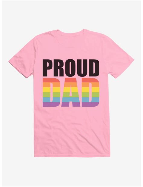 Pride Proud Dad T Shirt Hot Topic