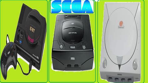 All Sega Consoles Intros Sega Consoles Evolution Youtube
