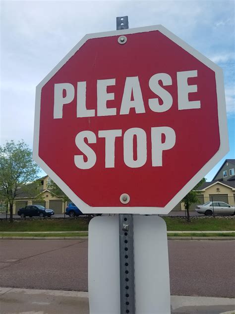 Canadian Stop Sign Rfunny