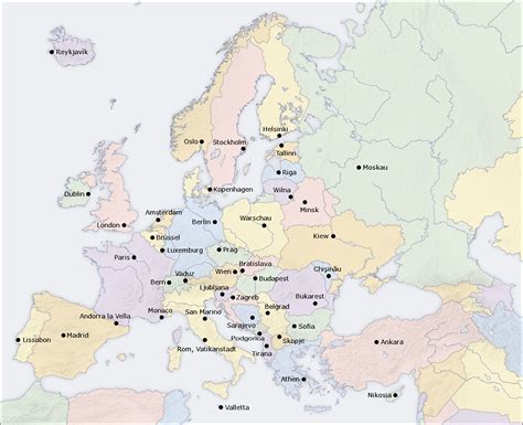 Fileeurope Capitals Map Depng