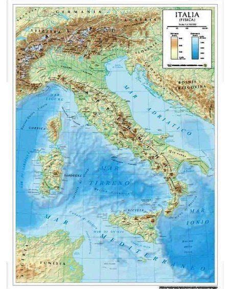 Le Carte Geografiche Murali Dellitalia Hi Real Blog
