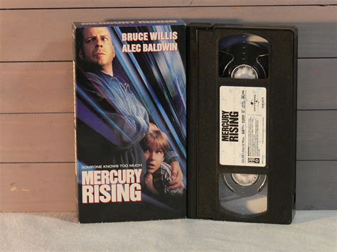 Mercury Rising 1998 Vhs Video Tape Bruce Willis Alec Baldwin Ebay
