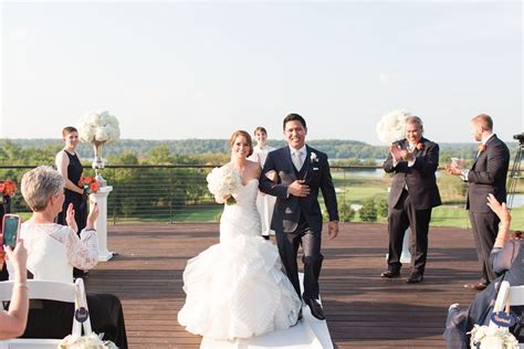 Because the perfect wedding dress doesn't have to bankrupt you. A Classic Gold And Navy Trump National Wedding In ...