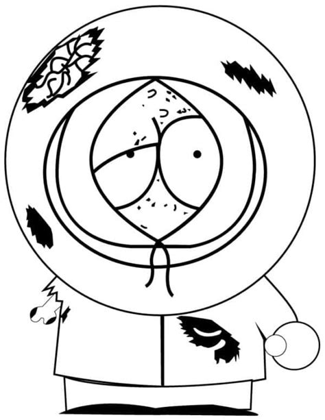 Kenny Mccormick In South Park Coloring Page Download Print Or Color