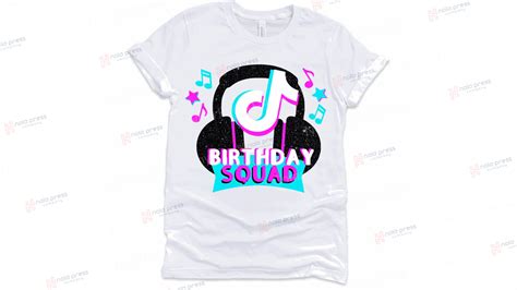 Tiktok Squad T Shirt Tik Tok Glitter Party Shirts Tik Tok Etsy