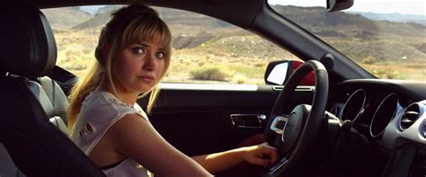 Imogen Poots In The Film Need For Speed Imogen Poots Need For Speed Julia Maddon