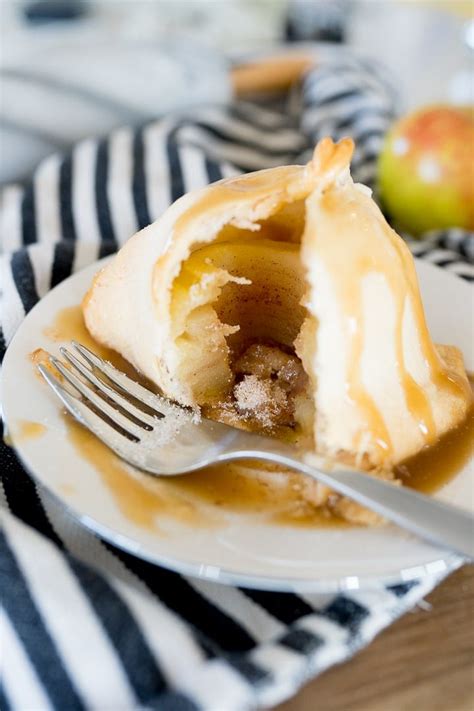 Apple Dumplings With Caramel Sauce Cooking With Karli
