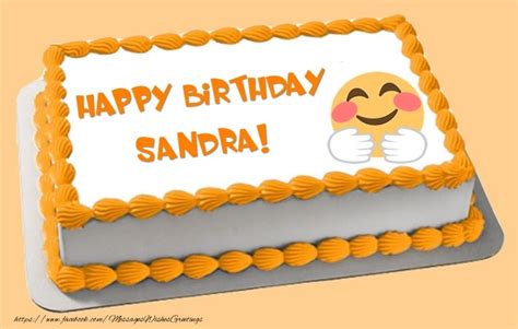 Happy Birthday Sandra Cake