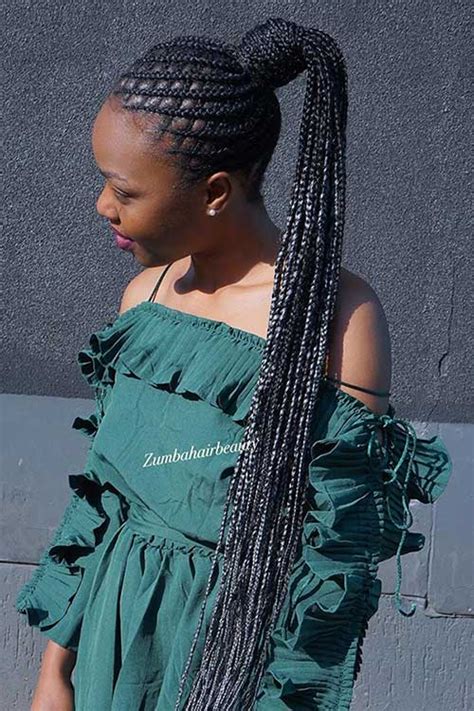 Once upon a dreadful time, ponytails for men were either mere a traditional, timeless ponytail is among the most popular and stylish teenage guy hairstyles. 63 Best Braided Ponytail Hairstyles for 2020 | Page 6 of 6 ...