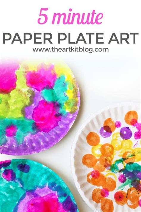 5 Minute Paper Plate Art For Kids The Art Kit