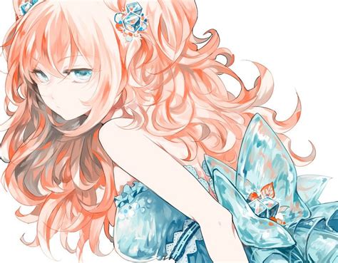 Anime Girl With Orange Hair Nekomangaanimestuff