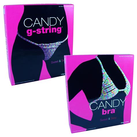 Edible Underwear Candy Bra And G String Set New Rainbow Buy Online