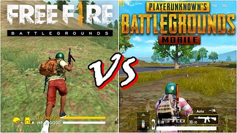 The first obvious difference is in the appearance of the game. Free Fire VS PUBG Mobile - Game Comparison - YouTube