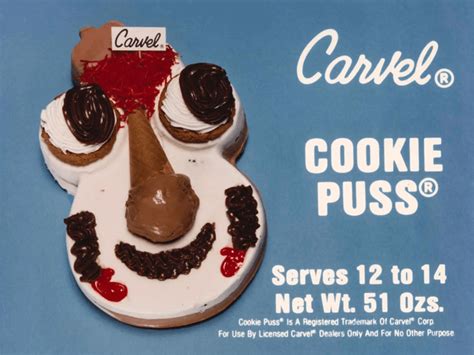 carvel cookie puss ice cream cake 1970s or 80s r vintageads