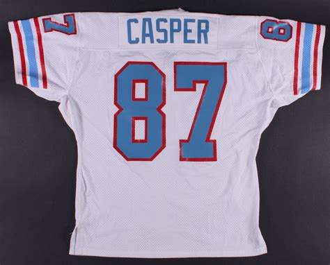 Dave Casper Houston Oilers Authentic Wilson On Field Pro Line Jersey
