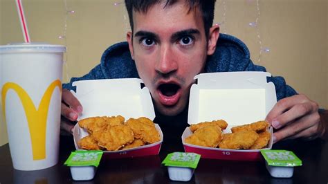 Mcdonald S Chicken Nugget Challenge Asmr Mukbang Eating Youtube