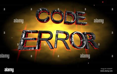 Code Error Text Over Grunge Background Stock Photo Alamy
