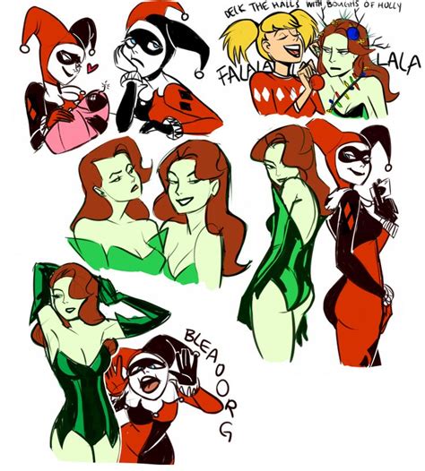 Some Warmups Starring Harley Quinn And Poison Ivy Someday Id Like To