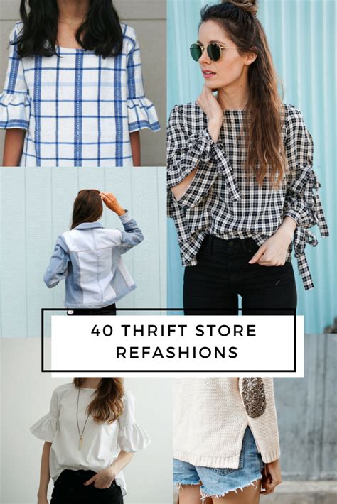 20 thrift store clothes refashion diys artofit