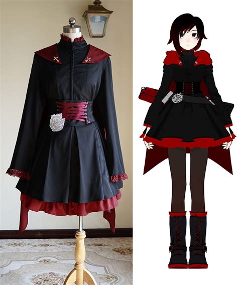Rwby Cosplay Ruby Rose Gothic Outfit Costume