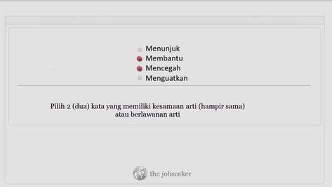 • dari 5 pilihan jawaban yang. Contoh Soal Cpns Persamaan Kata - Kanal Jabar