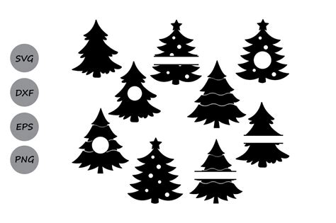 Size of this png preview of this svg file: Christmas tree svg, Christmas tree Monogram Svg, Christmas ...