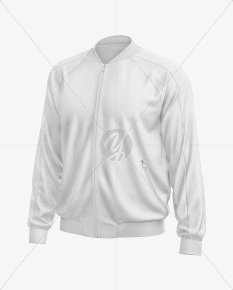 Download Men's Zipped Bomber Jacket Mockup in Apparel Mockups on ...