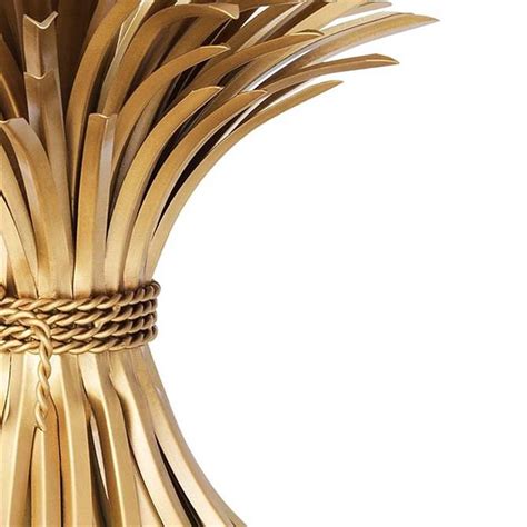 Wheat is one of the crops that can be found in npc farming fields, especially west of britain and east of skara brae. Wheat Sheaf Side Table in Antique Gold Finish with Glass ...