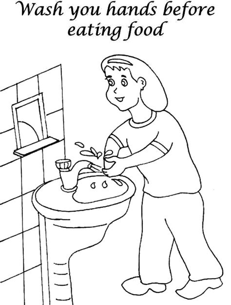 You can use our amazing online tool to color and edit the following printable hand washing coloring pages. Online Free Coloring Pages for Kids - Coloring Sun - Part 2