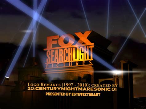 Fox Searchlight Pictures 1997 2010 Logo Remakes By Theestevezcompany