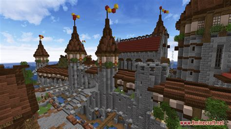 Realistic Medieval City Map 1minecraft