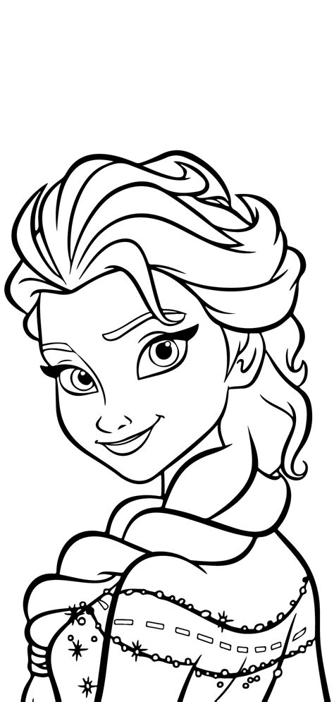 Queen elsa frozen 2 elsa coloring pages. Pin on Disney Coloring Pages