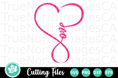 Free Heart Infinity Svg Svg Png Eps Dxf File