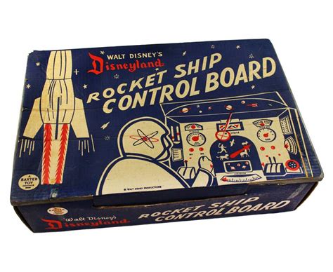 Disneyland “rocket Ship Control Board” Toy In Box