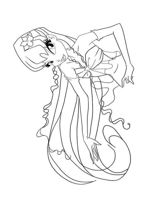 Stella Winx Club Coloring Pages For Girls Printable Free Winx Porn