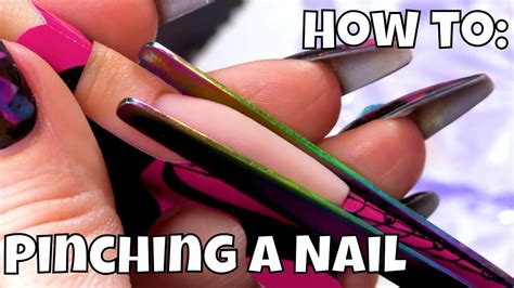 How To Pinching And Why It Should Be Done Curved Nails Acrylic