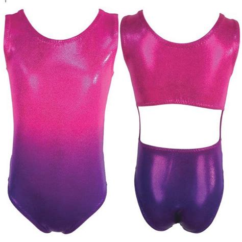 Glow In This Beautiful Pink And Purple Leotard By Foxys Leotards