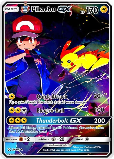 How to make a custom pokémon card binder 5 steps with. Ash's Pikachu Custom Pokemon Card | Cool pokemon cards ...