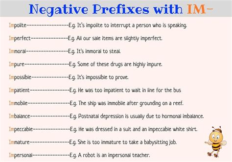 Prefixes In Im Il Ir Exercises Online Degrees