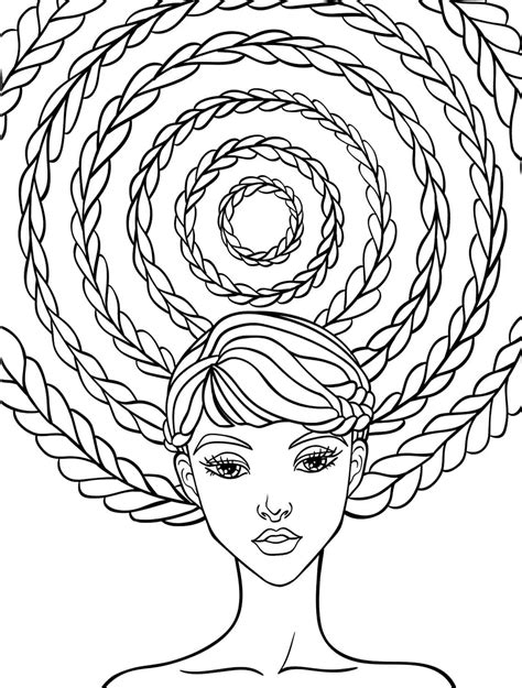 This chart follows the levels that drugstore brands follow. 10 Crazy Hair Adult Coloring Pages - Page 7 of 12 - Nerdy ...