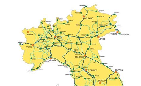 Italy Rail Map Italy High Speed Train Map Italy High Speed Rail Map