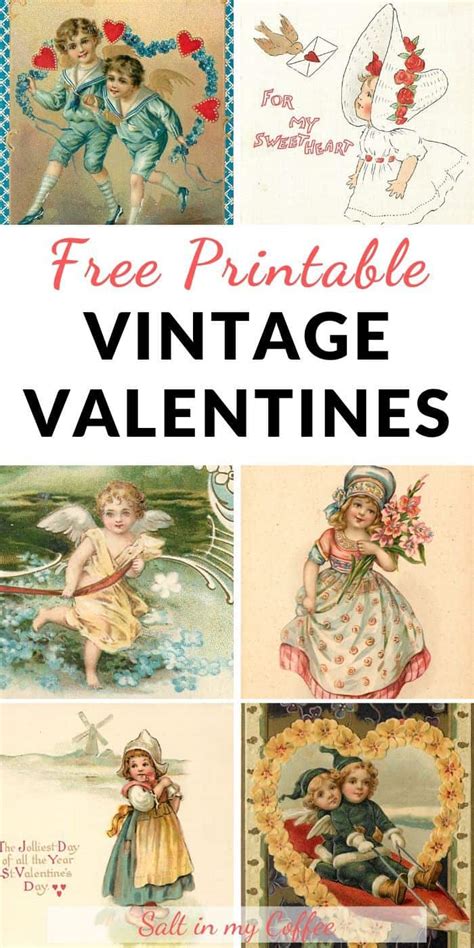 Printable Vintage Valentines