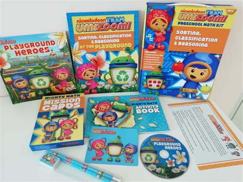 Team Umizoomi Nickelodeon Pre School Mathematics Learning Full Kit With