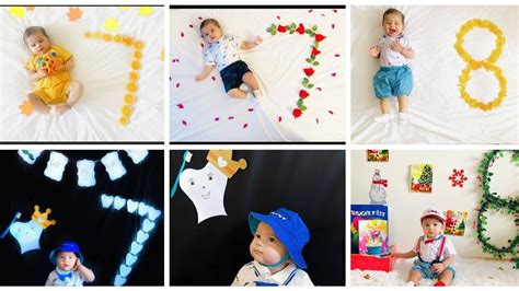 Diy First Tooth Photoshoot At Home 7 8 Months Photoshoot Ideas